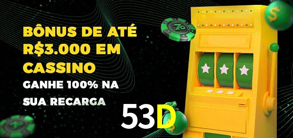 53D melhor bônus de depósito