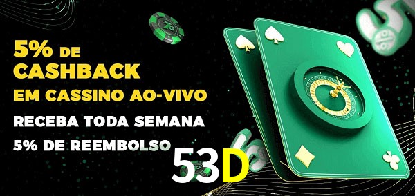Promoções do cassino ao Vivo 53D